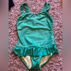 Girls mermaid tutu bathing suit size M 7/8